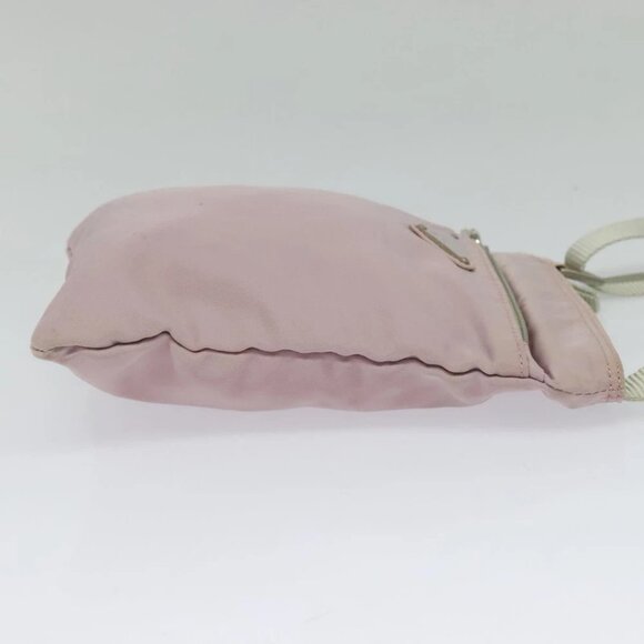 PRADA Shoulder Bag Nylon Pink Silver Auth fm4754 - Picture 12 of 16